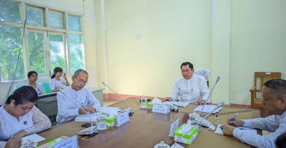 ဘဏ္ဍာရေးနှင့်အခွန်ဝန်ကြီးဌာန၊ ပင်စင်ဦးစီးဌာန (ရုံးချုပ်) နှင့် ပြည်ထောင်စုနယ်မြေ၏ (၆/၂၀၂၅) ကြိမ်မြောက် လုပ်ငန်းညှိနှိုင်းအစည်းအဝေး ကျင်းပခြင်း