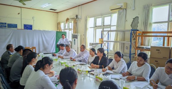 ဘဏ္ဍာရေးနှင့်အခွန်ဝန်ကြီးဌာန၊ ပင်စင်ဦးစီးဌာန၊ ရုံးအမှတ် (၃၄) တွင် မြန်မာနိုင်ငံရဲတပ်ဖွဲ့မှ ပင်စင်အကျိုးခံစားခွင့် တွက်ချက်ခြင်း၊ ခွင့်ပြုခြင်းများ လေ့လာသင်ယူမည့် သင်တန်းဖွင့်ပွဲ အခမ်းအနားကျင်းပခြင်း