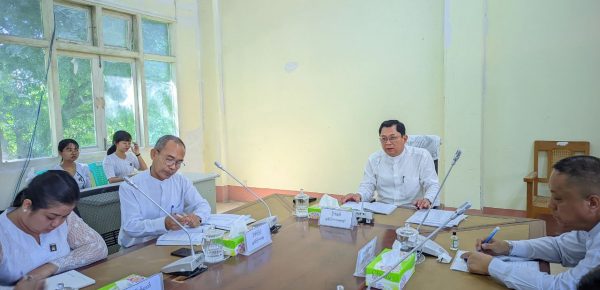 ဘဏ္ဍာရေးနှင့်အခွန်ဝန်ကြီးဌာန၊ ပင်စင်ဦးစီးဌာန (ရုံးချုပ်) နှင့် ပြည်ထောင်စုနယ်မြေ၏ (၆/၂၀၂၅) ကြိမ်မြောက် လုပ်ငန်းညှိနှိုင်းအစည်းအဝေး ကျင်းပခြင်း ဘဏ္ဍာရေးနှင့်အခွန်ဝန်ကြီးဌာန၊ ပင်စင်ဦးစီးဌာန (ရုံးချုပ်) နှင့် ပြည်ထောင်စုနယ်မြေ၏ (၆/၂၀၂၅) ကြိမ်မြောက် လုပ်ငန်းညှိနှိုင်းအစည်းအဝေး ကျင်းပခြင်း